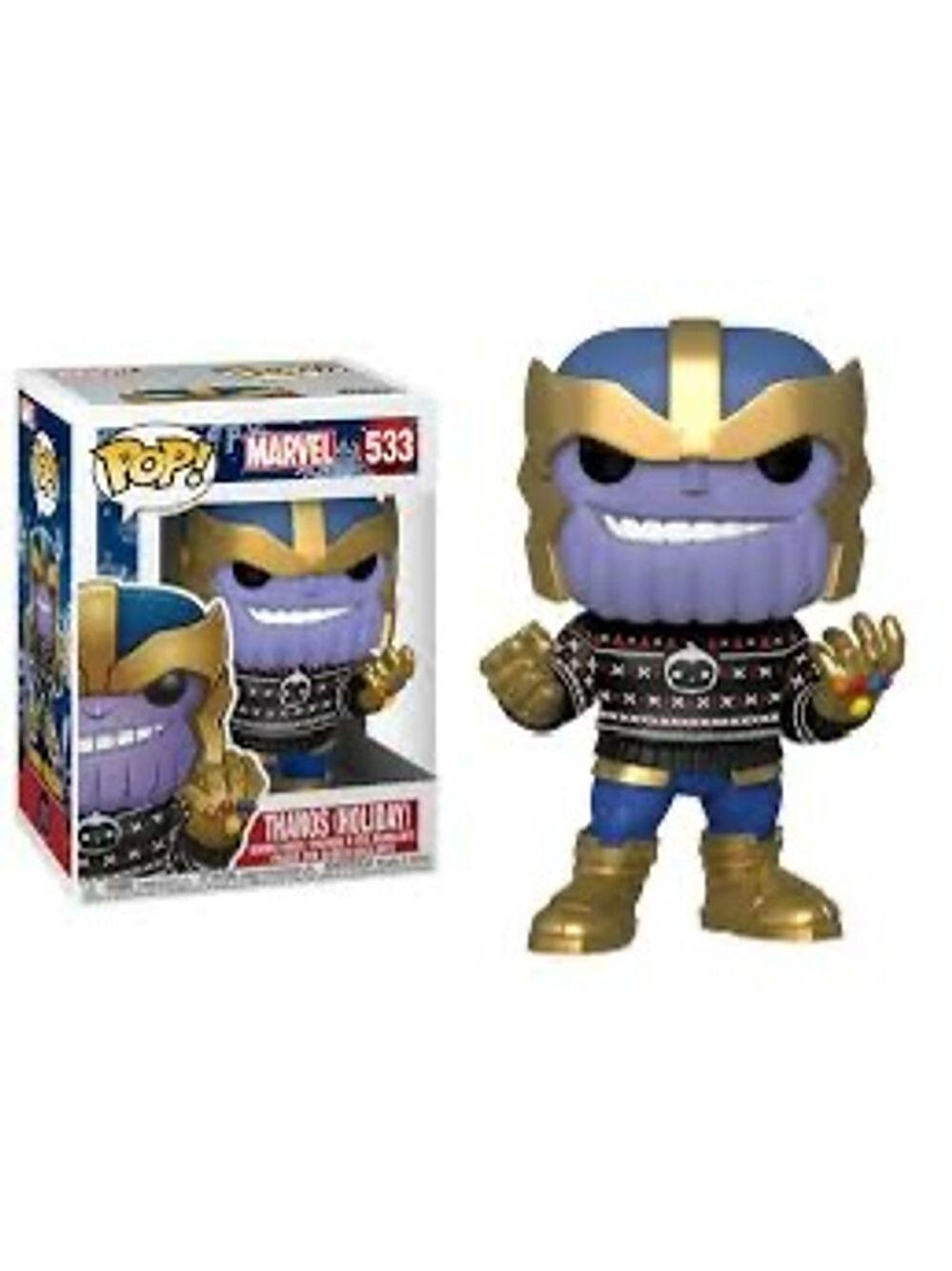 Funko Pop! Thanos (Holiday) Marvel Pop! Action Figure #533